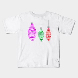 Christmas Baubles Kids T-Shirt